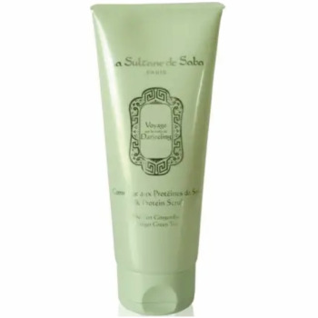 Скраб для Тела Шелковый «Зеленый Чай с Имбирем» La Sultane de Saba Voyage Darjeeling Silk Protein Scrub Ginger Green Tea