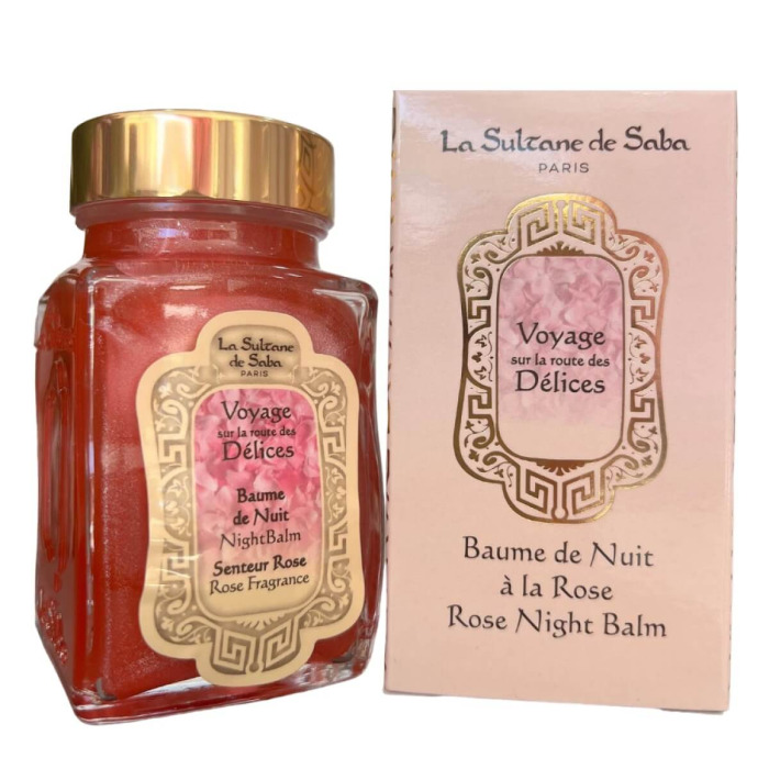 Ночной Бальзам для Лица с Розой La Sultane de Saba Voyage Délices Rose Night Balm