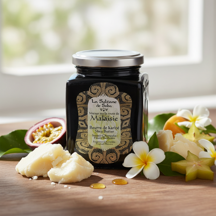 Масло Карите «Малайзия» La Sultane de Saba Voyage Malaisie Shea Butter Champaka - Tropical Flowers 