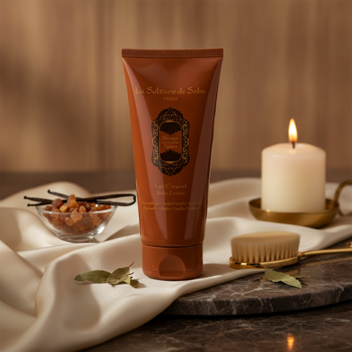 Молочко для Тела Аюрведическое La Sultane de Saba Voyage Epices Body Lotion Ayurvedic - Amber Vanilla Patchouli