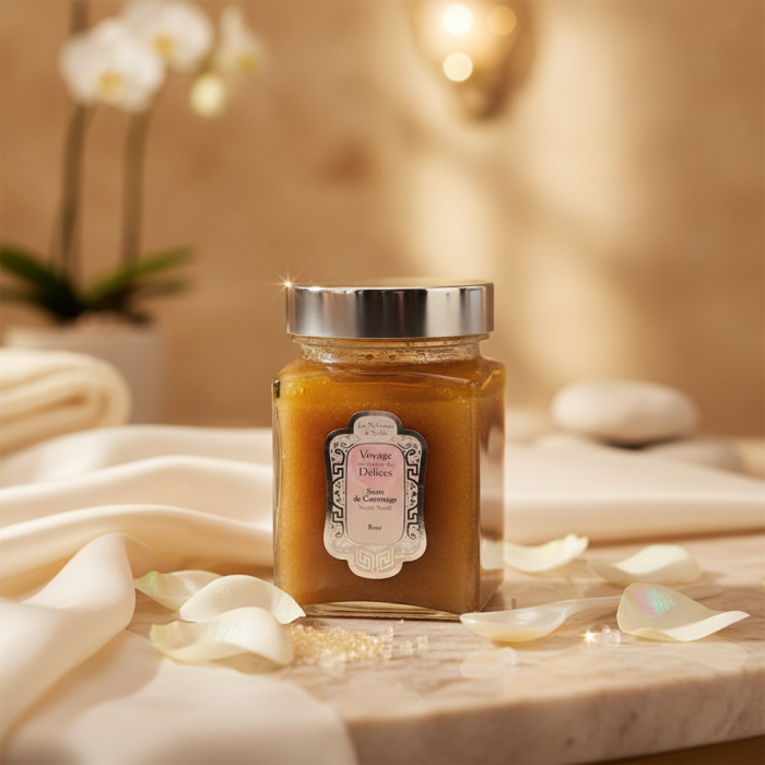 Сахарный Скраб для Тела «Роза» La Sultane de Saba Voyage Dèlices Sugar Scrub Rose
