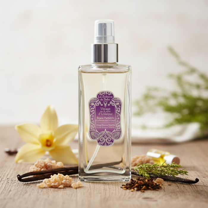 Парфюмированный Спрей для Тела «Удайпур» La Sultane de Saba Voyage d'Udaipur Moisturizing Body Mist Musk Incense Vanilla (Body Water Udaipur)