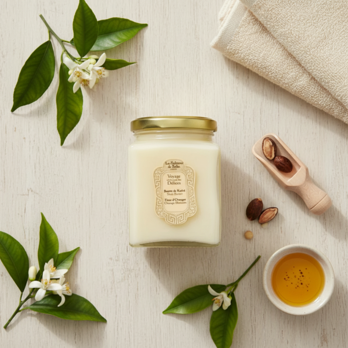 Масло Карите «Цветы Апельсина» La Sultane de Saba Voyage Délices Shea Butter Orange Blossom