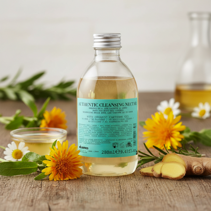 Нектар для Очищения Волос и Тела Davines Authentic Cleansing Nectar Hair / Body