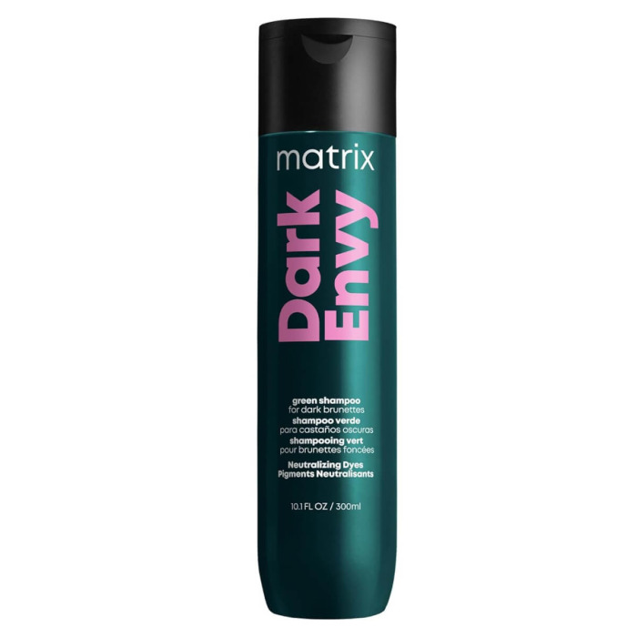 Шампунь для Нейтрализации Нежелательных Красных Полутонов Волос Оттенков Брюнет Matrix Dark Envy Green Shampoo