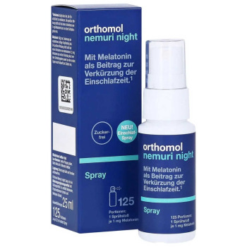 Спрей для Здорового Сна Orthomol Nemuri Night Spray