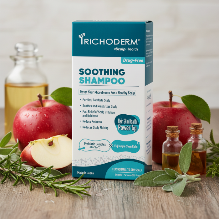 Успокаивающий Шампунь для Нормальной и Сухой Кожи Головы Trichoderm Soothing Shampoo for Normal to Dry Scalp