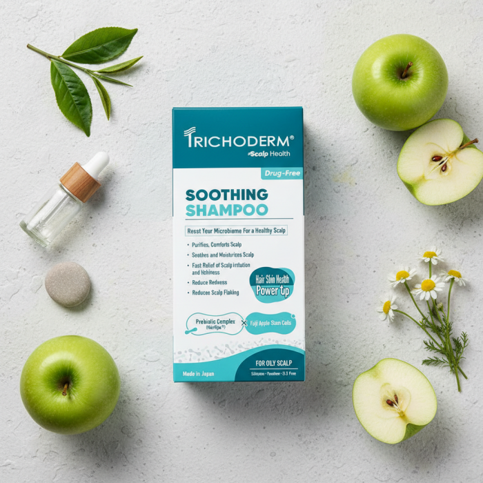 Успокаивающий Шампунь для Жирной Кожи Головы Trichoderm Soothing Shampoo for Oily Scalp