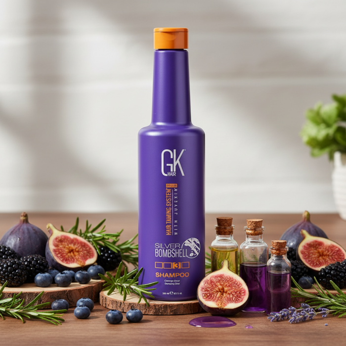 Серебряный Шампунь для Блонда GKhair Silver Bombshell Shampoo