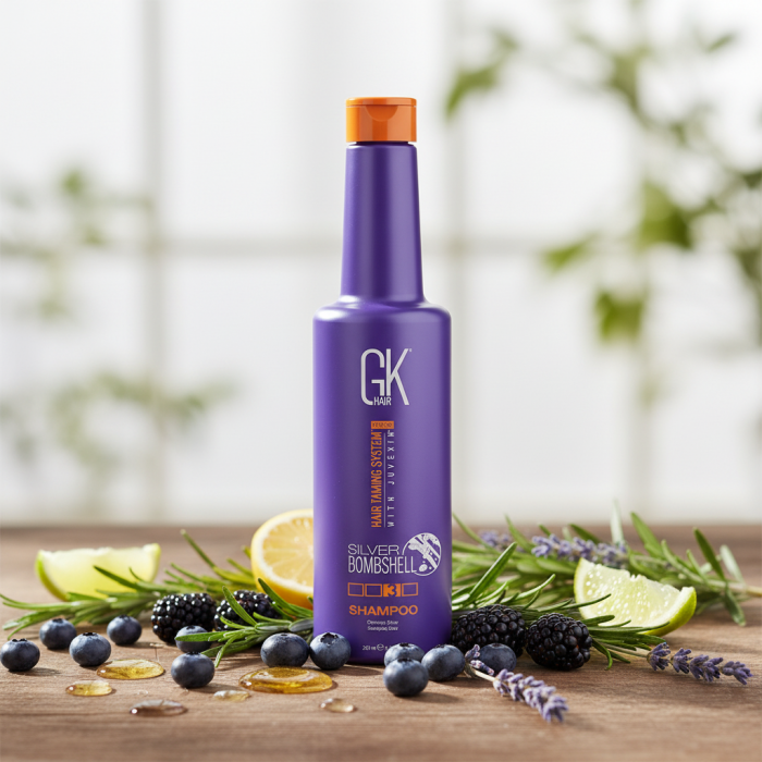 Серебряный Шампунь для Блонда GKhair Silver Bombshell Shampoo