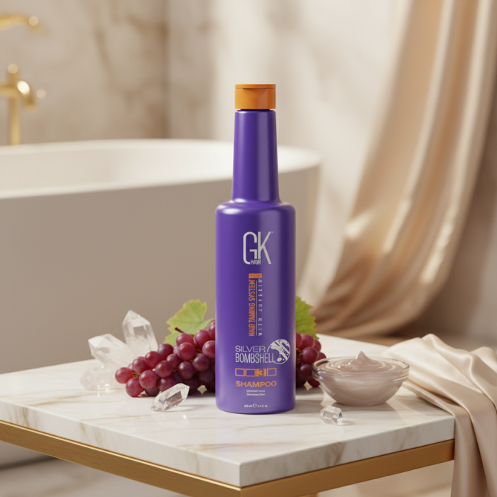 Серебряный Шампунь для Блонда GKhair Silver Bombshell Shampoo