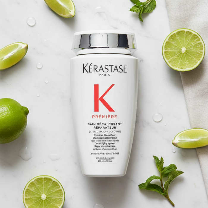 Декальцинирующий Шампунь-Ванна для Восстановления Всех Типов Поврежденных Волос Kerastase Premiere Bain Decalcifiant Reparateur