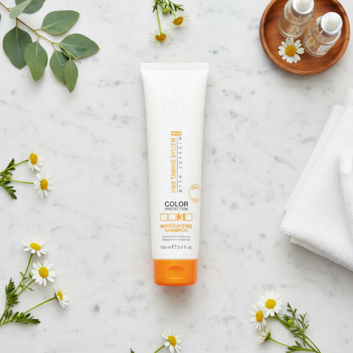 Увлажняющий Шампунь-Фиксатор Цвета для Окрашенных Волос GKhair Color Protection Moisturizing Shampoo