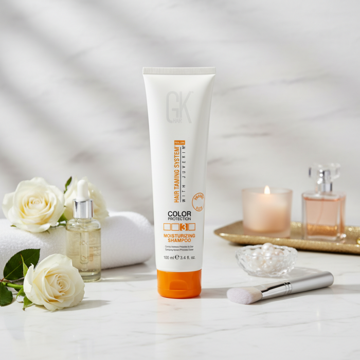 Увлажняющий Шампунь-Фиксатор Цвета для Окрашенных Волос GKhair Color Protection Moisturizing Shampoo
