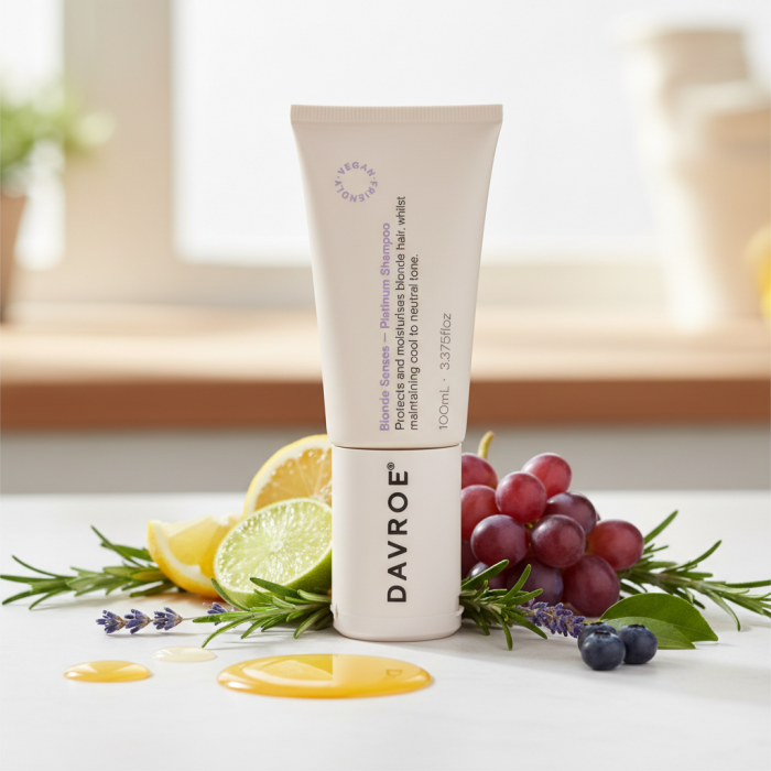 Тонирующий Шампунь для Светлых Волос DAVROE Blonde Senses Platinum Toning Shampoo