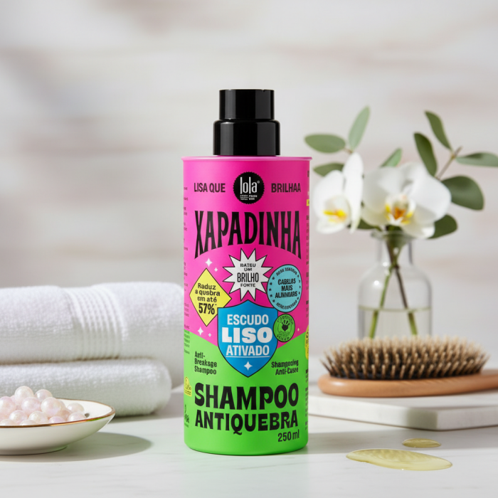 Шампунь для Блеска и Гладкости Волос Lola Cosmetics Xapadinha Shampoo Antiquebra