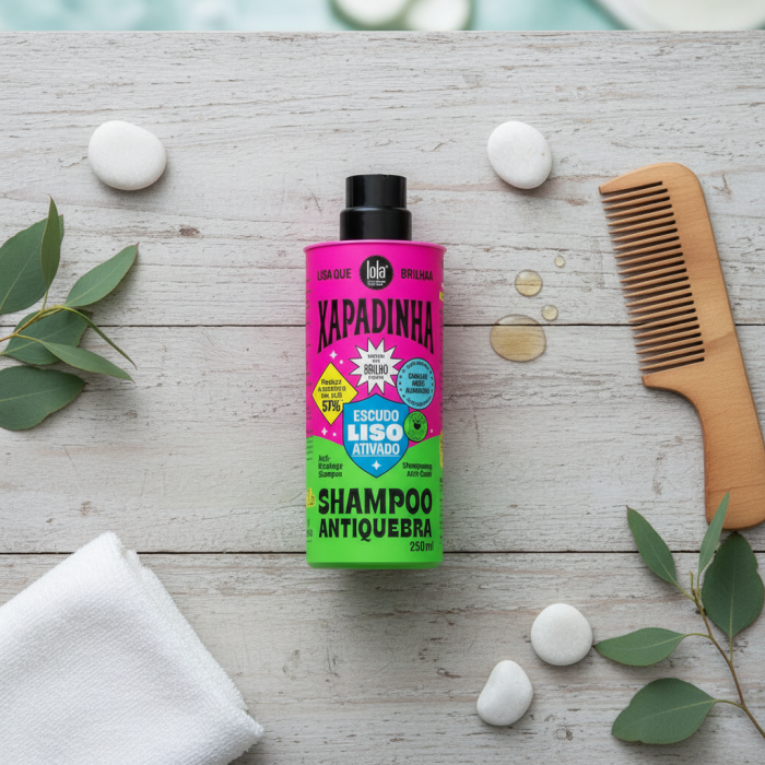 Шампунь для Блеска и Гладкости Волос Lola Cosmetics Xapadinha Shampoo Antiquebra