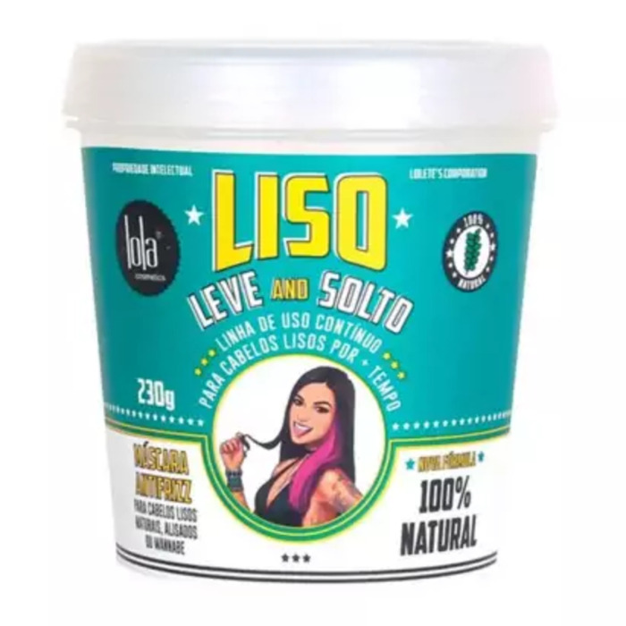 Маска для Выпрямления Волос Lola Cosmetics Liso Leve and Solto Mask