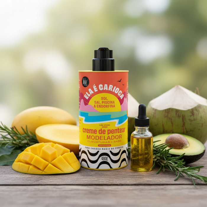 Крем для Укладки Вьющихся Волос Lola Cosmetics Ela É Carioca 3ABC Cream