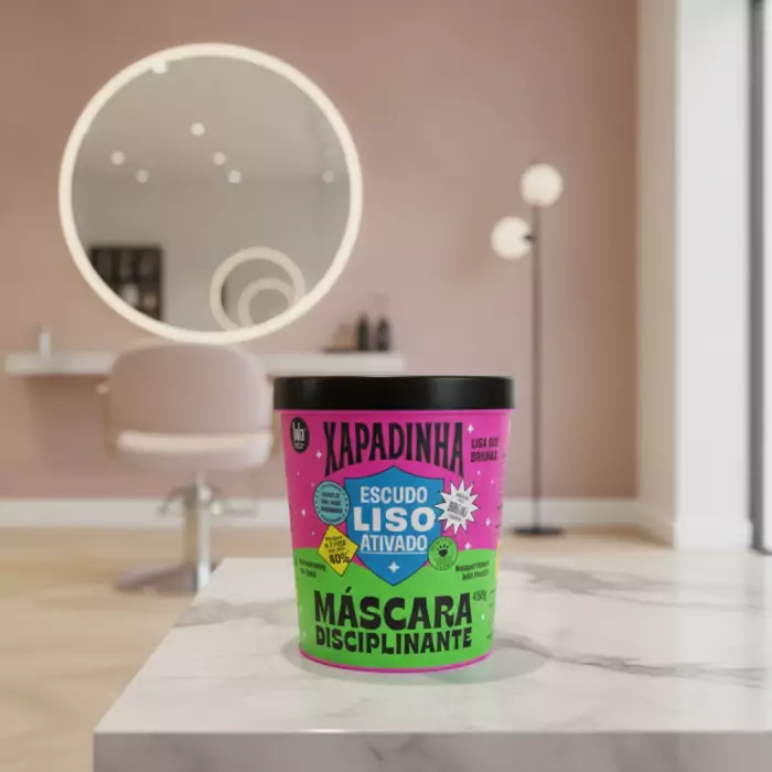 Маска для Блеска и Гладкости Волос Lola Cosmetics Xapadinha Disciplinante Mask