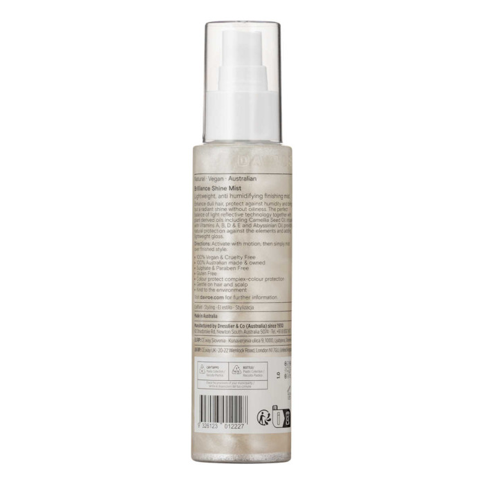 Спрей для Придания Блеска Волосам DAVROE Brilliance Shine Mist