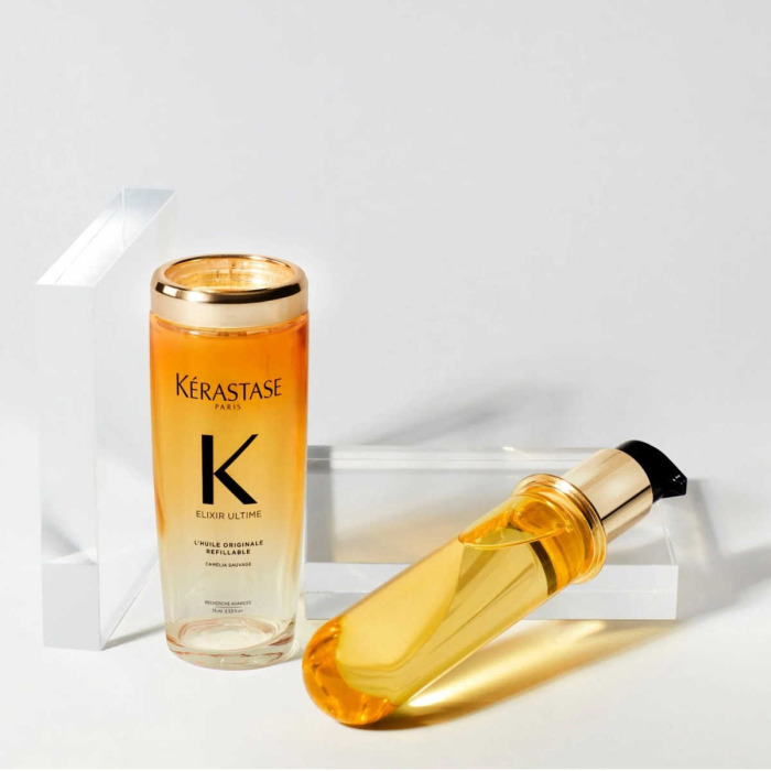 Универсальное Масло-Концентрат для Тусклых Волос Kerastase Elixir Ultime Huile Original Refillable