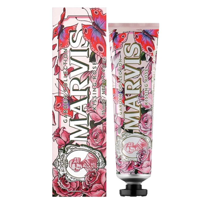 Зубная Паста «Поцелуй Розы» Marvis Garden Collection Kissing Rose Toothpaste