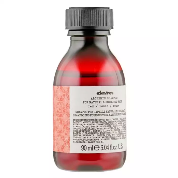 Шампунь с Прямыми Пигментами для Усиления Цвета Волос Красный Davines Alchemic Shampoo Red