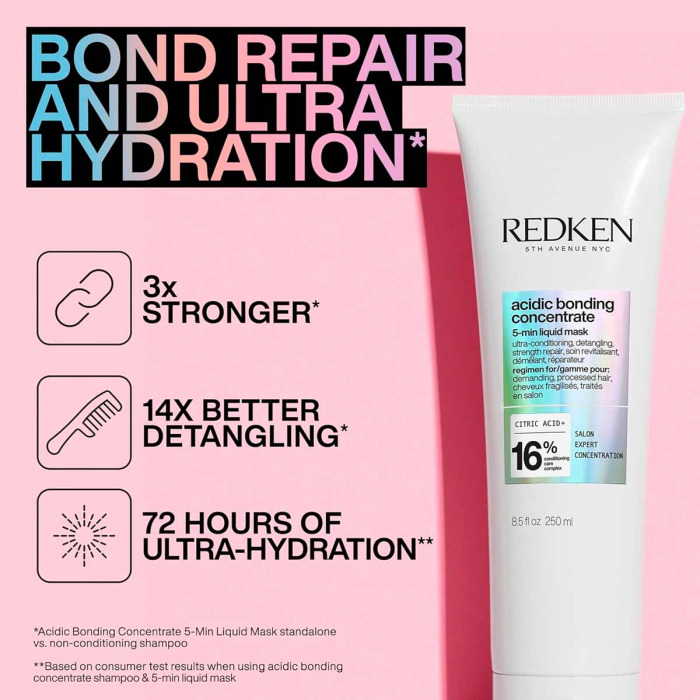 Интенсивная Маска для Волос 5-Минутного Действия Redken Acidic Bonding Concentrate 5-Min Liquid Mask