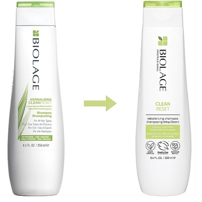 Очищающий Шампунь для Всех Типов Волос BIOLAGE Professional Cleanreset Rebalancing Shampoo