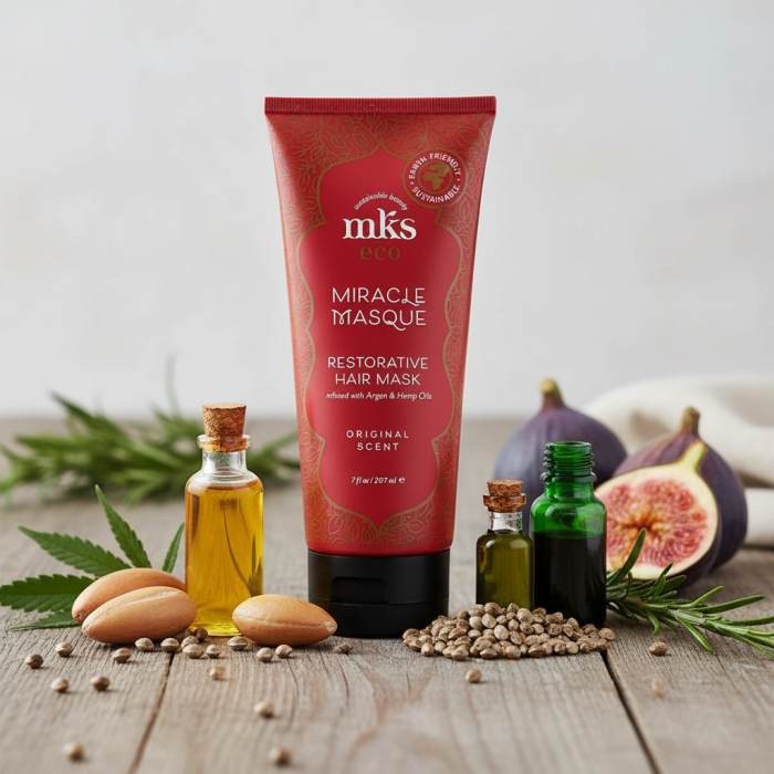 Восстанавливающая Маска для Волос MKS-ECO Miracle Masque Restorative Hair Mask Original Scent