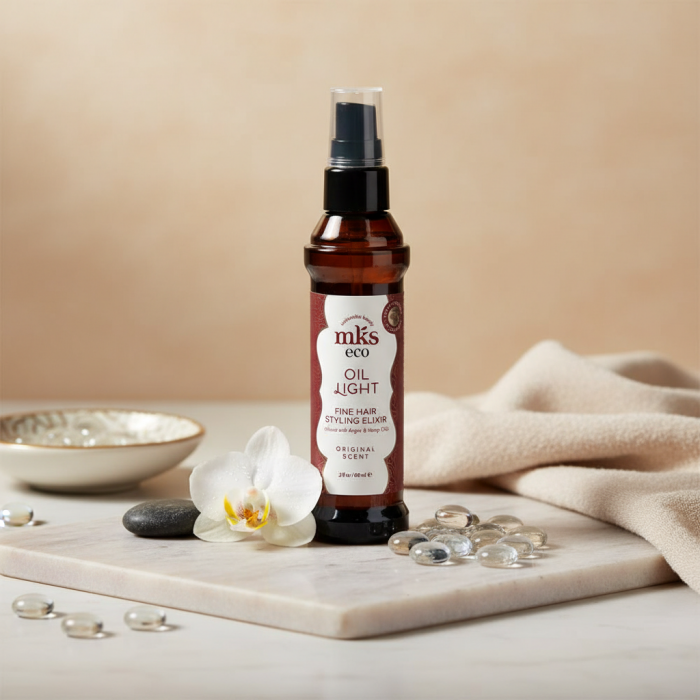 Масло для Тонких Волос MKS-ECO Oil Light Fine Hair Styling Elixir Original Scent