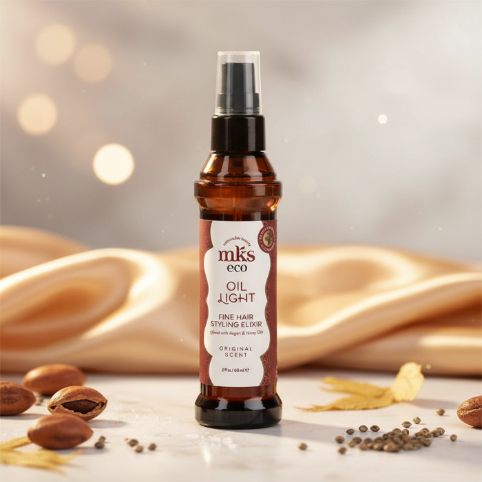 Масло для Тонких Волос MKS-ECO Oil Light Fine Hair Styling Elixir Original Scent