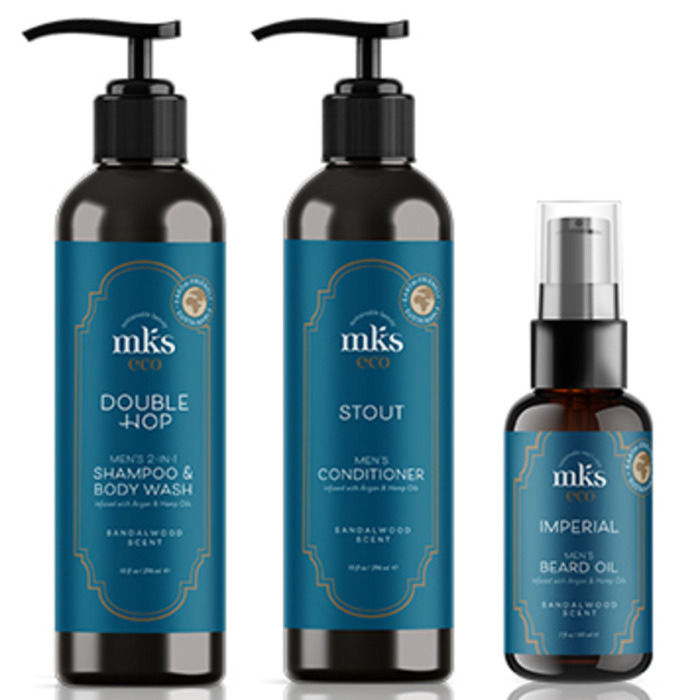 Средство 2-в-1 для Мужчин Шампунь и Гель для Душа MKS-ECO Double Hop Men’s 2-in-1 Shampoo & Body Wash Sandalwood Scent