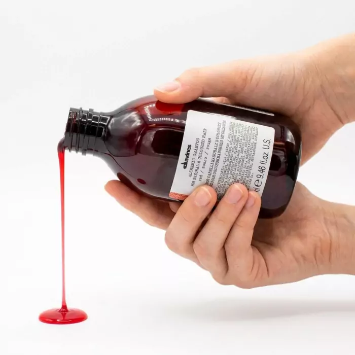 Шампунь с Прямыми Пигментами для Усиления Цвета Волос Красный Davines Alchemic Shampoo Red
