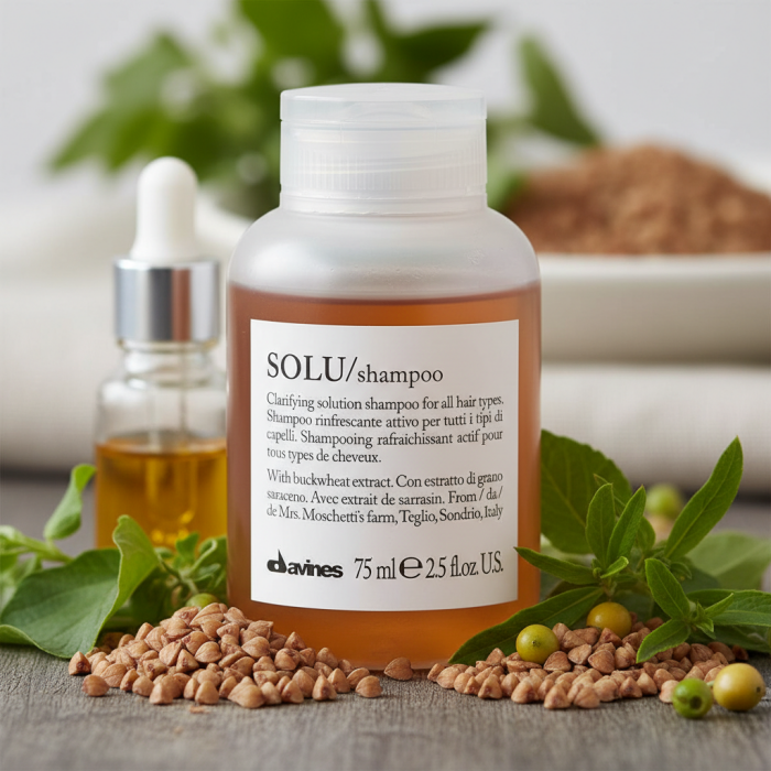 Освежающий Шампунь для Волос Davines Solu Shampoo