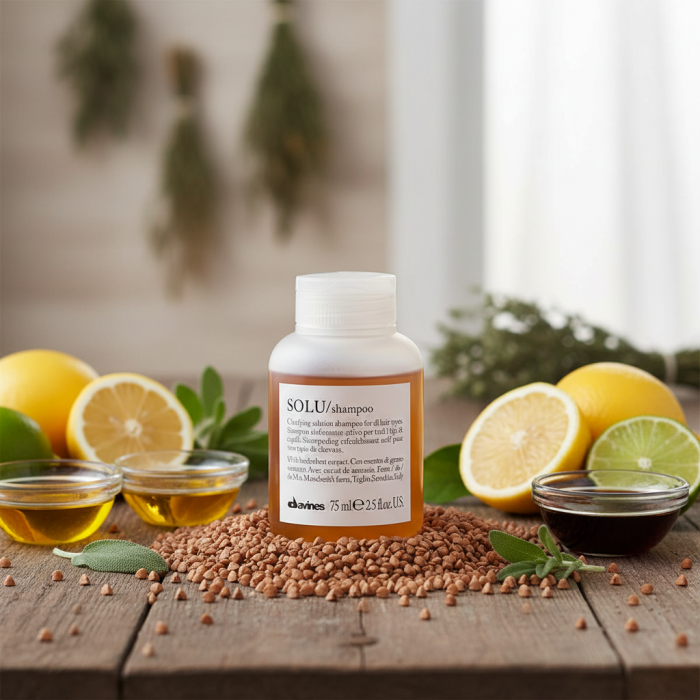 Освежающий Шампунь для Волос Davines Solu Shampoo