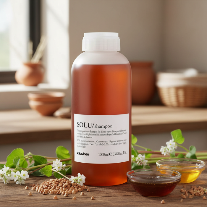 Освежающий Шампунь для Волос Davines Solu Shampoo