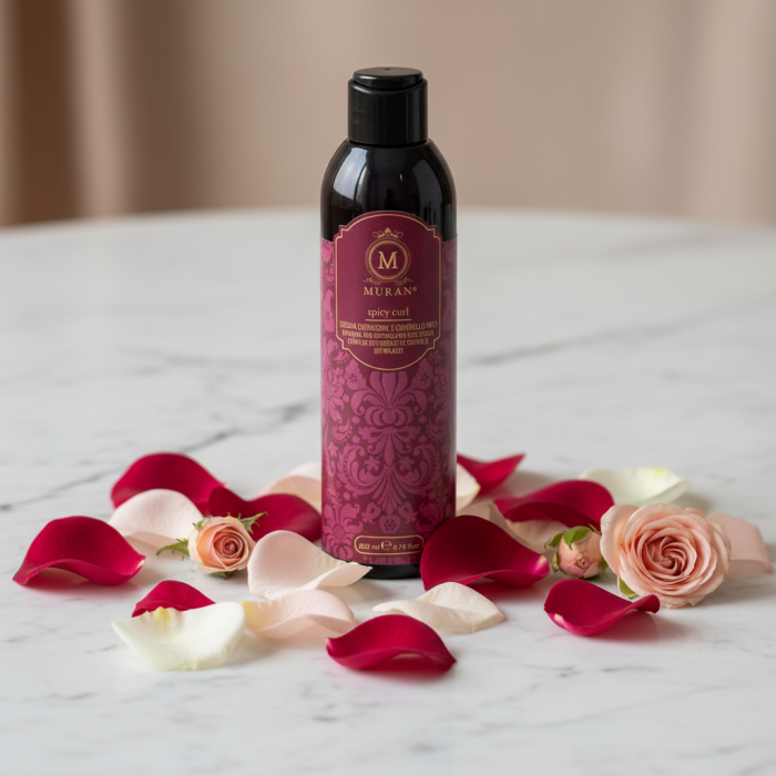 Фиксирующий Крем для Вьющихся Волос MURAN Spicy Curl 04