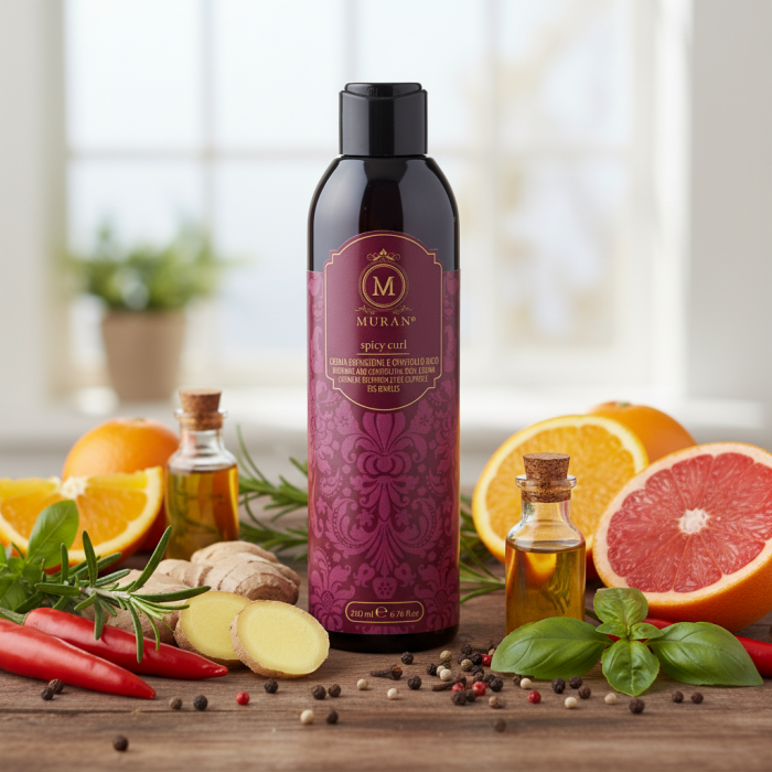 Фиксирующий Крем для Вьющихся Волос MURAN Spicy Curl 04