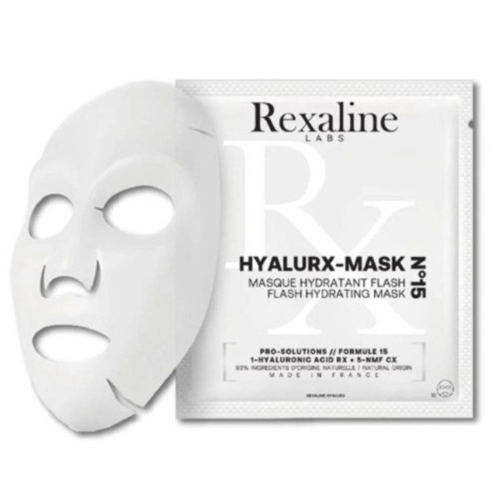 Тканевая Маска для Мгновенного Увлажнения Лица Rexaline HYALURX-MASK N15 Flash Hydrating Mask