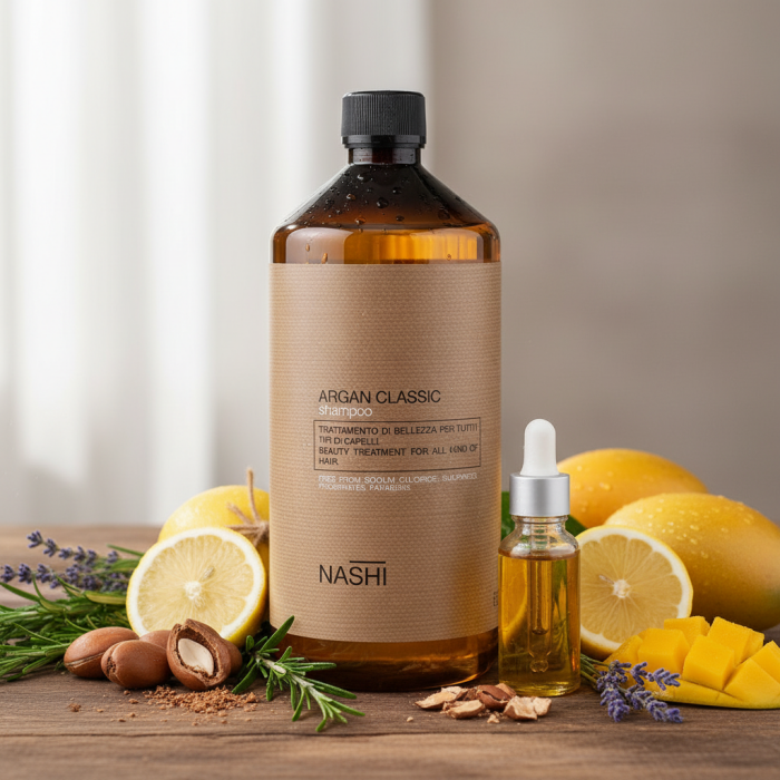 Шампунь для Всех Типов Волос Nashi Argan
