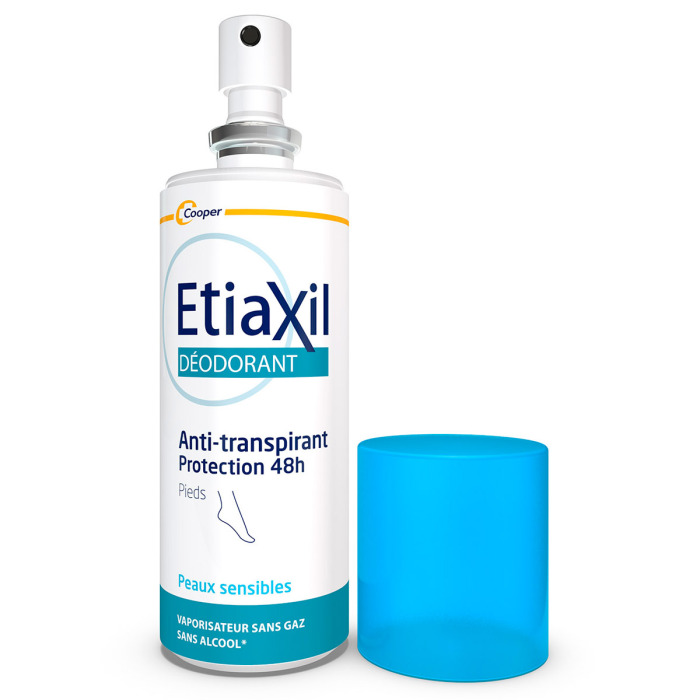 Антиперспирант-Дезодорант Спрей для Ног Etiaxil Antiperspirant Deodorant Protection 48h Foot Spray