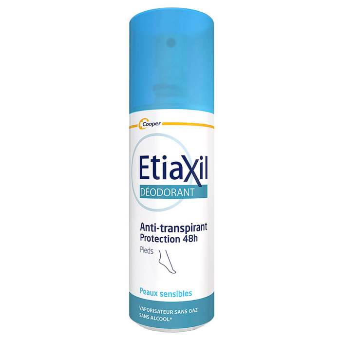 Антиперспирант-Дезодорант Спрей для Ног Etiaxil Antiperspirant Deodorant Protection 48h Foot Spray