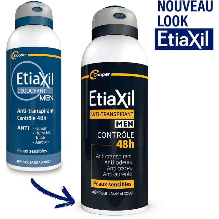 Антиперспирант-Дезодорант Аэрозоль Мужской Etiaxil Men Antiperspirant Deodorant Protection 48h Aerosol