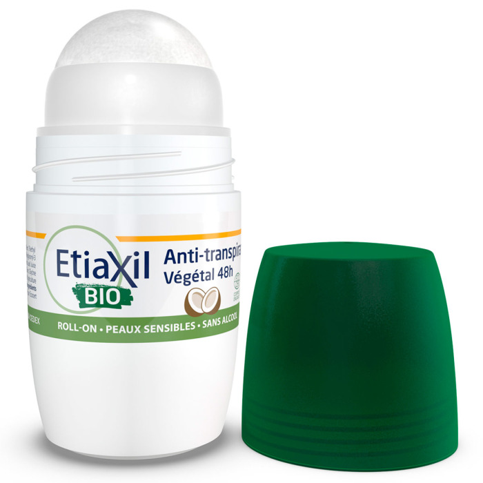 Антиперспирант Органический Шариковый с Ароматом Кокоса Etiaxil Bio Antiperspirant Vegetal Protection 48h Roll-On Сoconut