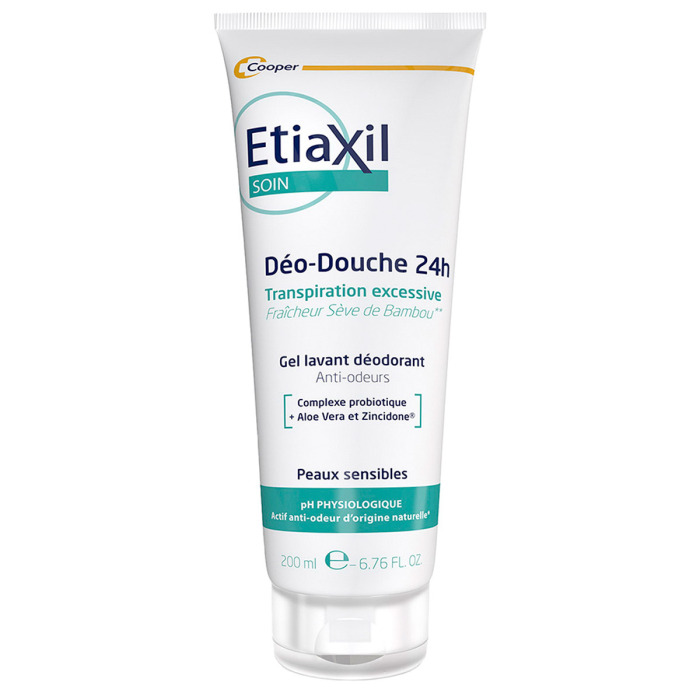 Гель-Дезодорант для Душа с Пробиотиком Бамбуковый Etiaxil Care Deo-Douche Protection 24h Deodorant Shower Gel Bamboo Tube