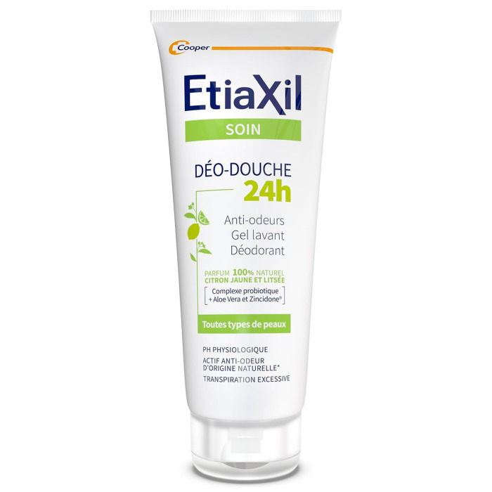 Гель-Дезодорант для Душа с Пробиотиком Цитрусовый Etiaxil Care Deo-Douche Protection 24h Deodorant Shower Gel Citrus Tube