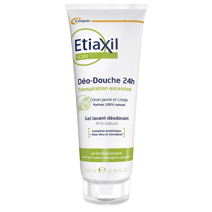 Гель-Дезодорант для Душа с Пробиотиком Цитрусовый Etiaxil Care Deo-Douche Protection 24h Deodorant Shower Gel Citrus Tube