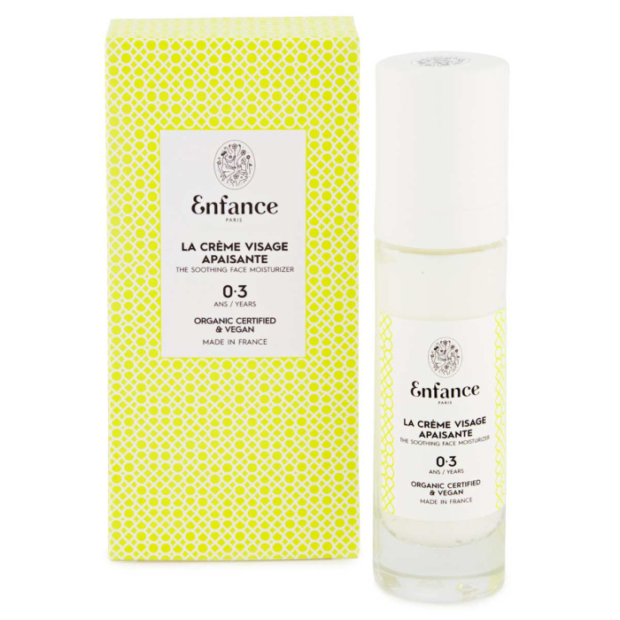 Успокаивающий Крем для Лица для Детей от 0 до 3 Лет Enfance Paris La Crème Visage Apaisante 0-3 Ans The Soothing Face Moisturizer